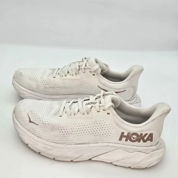 Hoka Arahi 7 Women's Running Shoes, White, US 6B – Preowned - Picture 6 of 13